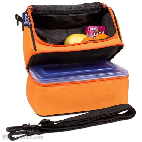 Skechers USA Orange Metal Lunch Box 